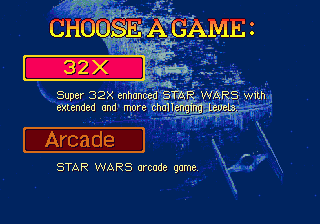 Star Wars Arcade screenshot 5 for Super 32X
